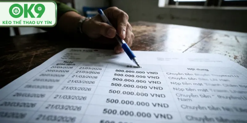 Hội viên kiểm tra thông tin giao dịch trước khi xác nhận.